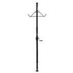Truck Hitch Game Hoist, 500 lbs Load Capacity, Hunting Deer Hoist with 2-inch Receiver, 360-Degree Swivel Shaft & Adjustable Height, Includes Gambrel Winch for Skinning & Cleaning Game