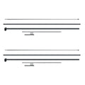 Feather Flag Pole Kit, 2 Packs Swooper Flag Pole 12.7 ft, Sign Flag Poles for Business Advertising Flags Outdoor, with Ground Stakes and A Carrying Bag (Flag Not Included)