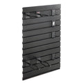 Gun Rack, Wall Mount, Tactical Rifle Shotgun Handgun Storage, Heavy-Duty PVC Panels & Steel Wall Racks, Securely Holds up to 2 Rifles & 4 Pistols, Modular Firearms Gun Gear Accessories Organizer