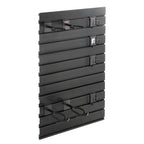 Gun Rack, Wall Mount, Tactical Rifle Shotgun Handgun Storage, Heavy-Duty PVC Panels & Steel Wall Racks, Securely Holds up to 2 Rifles & 4 Pistols, Modular Firearms Gun Gear Accessories Organizer