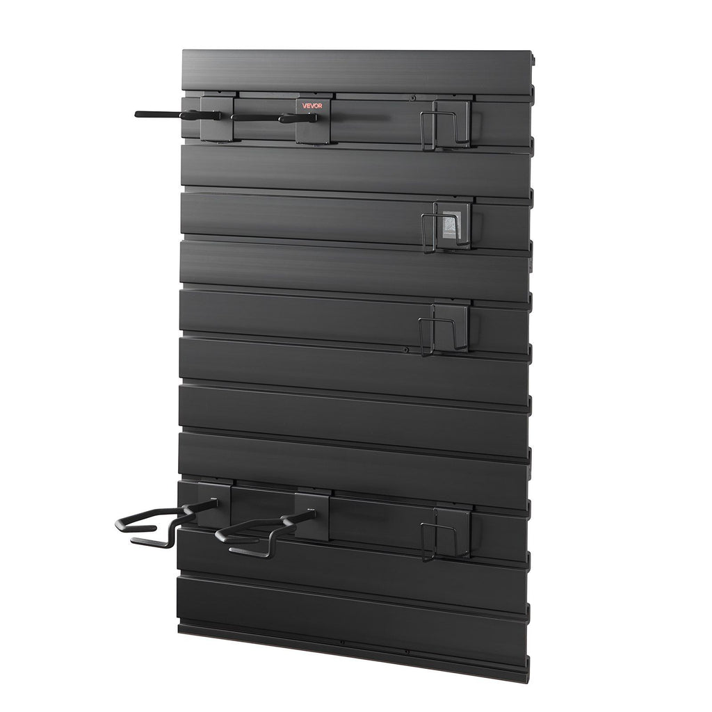 Gun Rack, Wall Mount, Tactical Rifle Shotgun Handgun Storage, Heavy-Duty PVC Panels & Steel Wall Racks, Securely Holds up to 2 Rifles & 4 Pistols, Modular Firearms Gun Gear Accessories Organizer