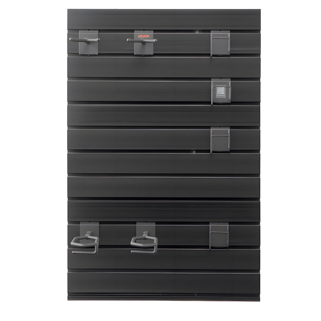 Gun Rack, Wall Mount, Tactical Rifle Shotgun Handgun Storage, Heavy-Duty PVC Panels & Steel Wall Racks, Securely Holds up to 2 Rifles & 4 Pistols, Modular Firearms Gun Gear Accessories Organizer