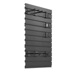 Gun Rack, Wall Mount, Tactical Rifle Shotgun Handgun Storage, Heavy-Duty PVC Panels & Steel Wall Racks, Securely Holds up to 2 Rifles & 4 Pistols, Modular Firearms Gun Gear Accessories Organizer