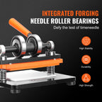 Leather Cutting Machine, 7.1 x 3.9 in Embossing Plate Manual Die Cutter, 0.47 in Pressure Stroke Leather Embossing Machine, Dual Guide Shafts Die Cut Machine for Various of Materials