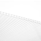 6 Pack Polycarbonate Greenhouse Panels, 3.96' x 1.98' x 0.157" Roof Panels Sheets, Waterproof UV Protected Corrugated Plastic Roofing, Impact Resistant Clear Roofing Sheets for Greenhouse/Garden