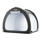 Bike Storage Tent, 4 to 5 Bikes, Outdoor Spacious Bike Storage Tent with Ventilated Window, Waterproof Fan-Shaped Bike Tent with High Strength Fiberglass & Double Door, Fit for Bicycle