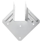 Hurricane Ties for Rafter, Inner Size 5.31x1.57x2.48 in / 135x40x63 mm, Heavy Duty Hurricane Straps, Heavy Duty Rafter Ties Brackets Joist Hangers for Roof Beam Wooden Construction, 25 Pcs