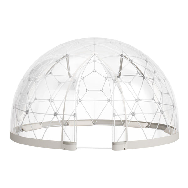 Garden Dome Tent, 3.6 x 2.2 m Outdoor Clear Bubble Tent for 4-7 Person, Weatherproof Geodesic Dome Greenhouse with Window, PVC Igloo Tents for Backyard Patios Camping Party Wedding