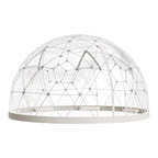 Garden Dome Tent, 3.6 x 2.2 m Outdoor Clear Bubble Tent for 4-7 Person, Weatherproof Geodesic Dome Greenhouse with Window, PVC Igloo Tents for Backyard Patios Camping Party Wedding