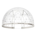 Garden Dome Tent, 2.9 x 1.75 m Outdoor Clear Bubble Tent for 2-4 Person, Weatherproof Geodesic Dome Greenhouse with Window, PVC Igloo Tents for Backyard Patios Camping Party Wedding