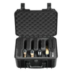 Hard Pistol Case, Heavy Duty Hard Gun Case with XPE Foam Lining, Waterproof Pistol Storage Box with Customizable Interior & Handle for Gun, Lenses, Camera, Gear, TSA Compliant, 404x319x192 mm