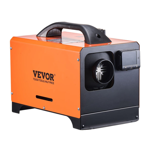 Diesel Air Heater, 8 kW DC12-24V, Fast Heating Diesel Parking Heater with Remote Control and Square Color Digital Display, Low Noise, Voice Announcement, for RV, Truck, Camper, Boat and Trailer
