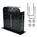 Alpen Outdoor Base Mount 2mm Thickness Aluminium Diesel Heater Fuel Tank Cover Double Side for 10L 15L Fuel Tank Black