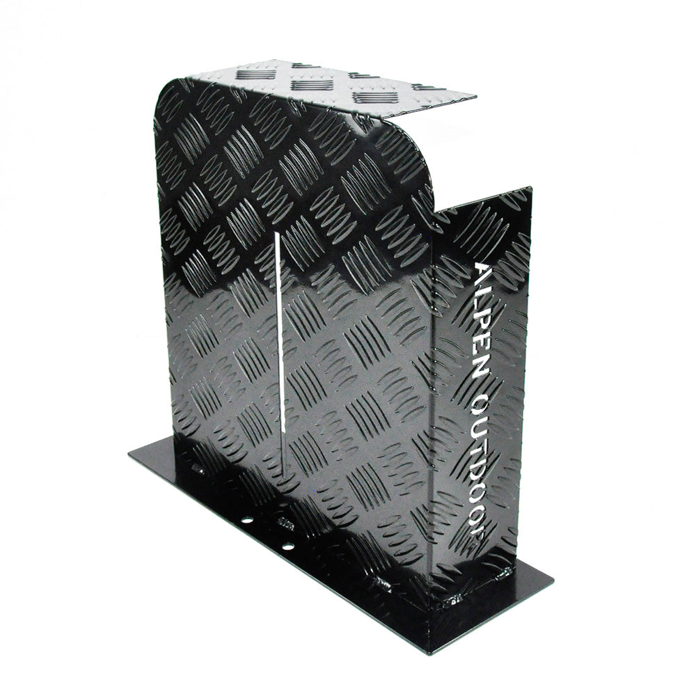 Alpen Outdoor Base Mount 2mm Thickness Aluminium Diesel Heater Fuel Tank Cover Double Side for 10L 15L Fuel Tank Black