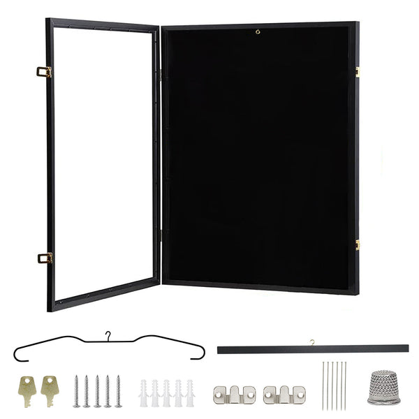 Jersey Acrylic Frame Card Display Case with UV Protection - Black
