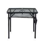 Gardeon BBQ Camp Table, 60*40*56 Portable Foldable Lightweight Grill Outdoor Metal Table 2.5kg