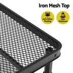 Gardeon BBQ Camp Table, 90*60*66 Portable Foldable Lightweight Grill Outdoor Metal Table 3.9kg