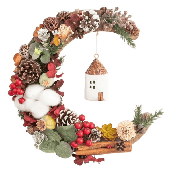 Best Wreath Moon Artificial Flower Garland for Door Wall | Buy Online at Furniture Things Australia