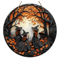 Best Halloween Wooden Round Witch Sign | Buy Online at Furniture Things Australia