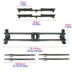 Fishing Rod Pod with Adjustable Triple Holder