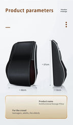 Neck Massager with Electric Traction Heating Head Support