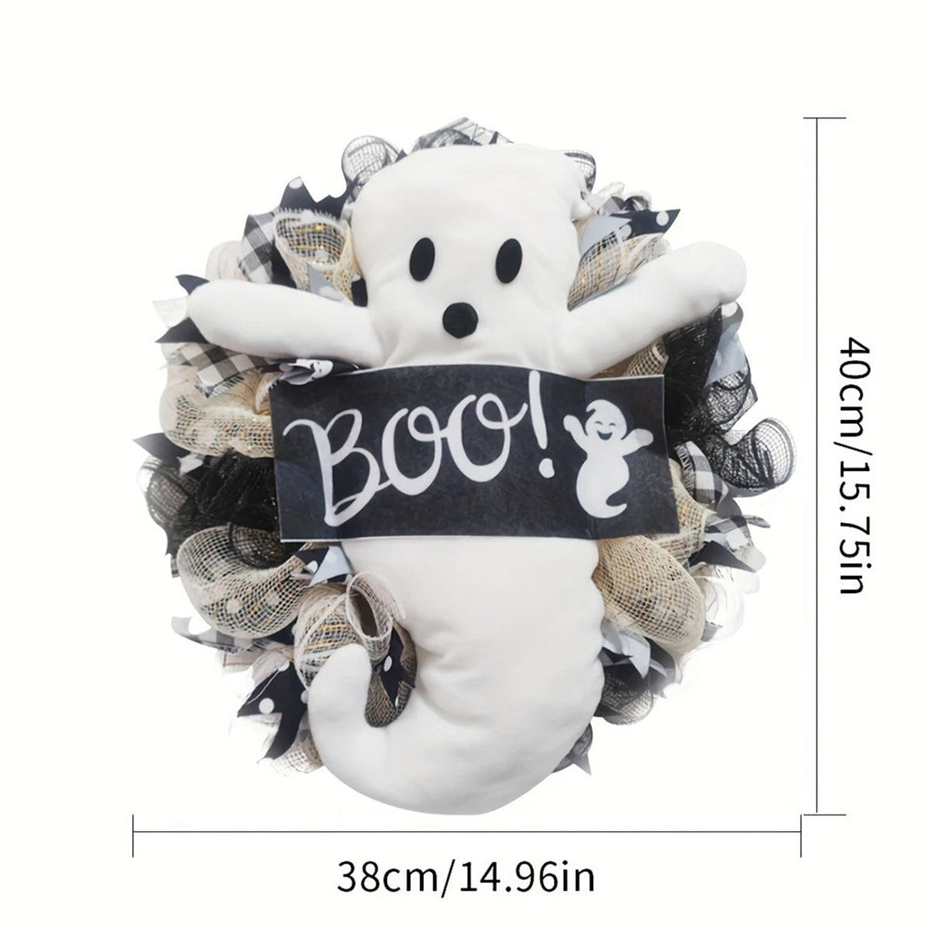 Halloween Wreath Ghost Doll Indoor Decoration