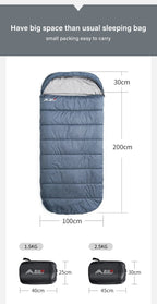 Camping Sleeping Bag with Lightweight 3 Season Adult Large