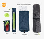 Outdoor Hiking Tent with Ultralight Waterproof Nylon (1  Person)