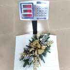 Christmas Gold Wreath Stair for Hanging Decoration