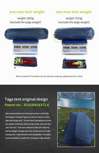 Outdoor Hiking Tent with Ultralight Waterproof Nylon (1  Person)