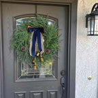 Best Christmas Wreath Artificial Norfolk Bells Ribbon | Buy Online at Furniture Things Australia