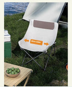 Portable Camping Moon Chair with Back Support