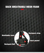 Fishing Tackle Backpack with Rod Holder