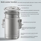 Stainless Steel Portable Camping Rice Cooker