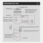 Stainless Steel Portable Camping Rice Cooker