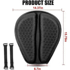 Motorcycle Seat Cushion Honeycomb Gel Pressure Relief Pad