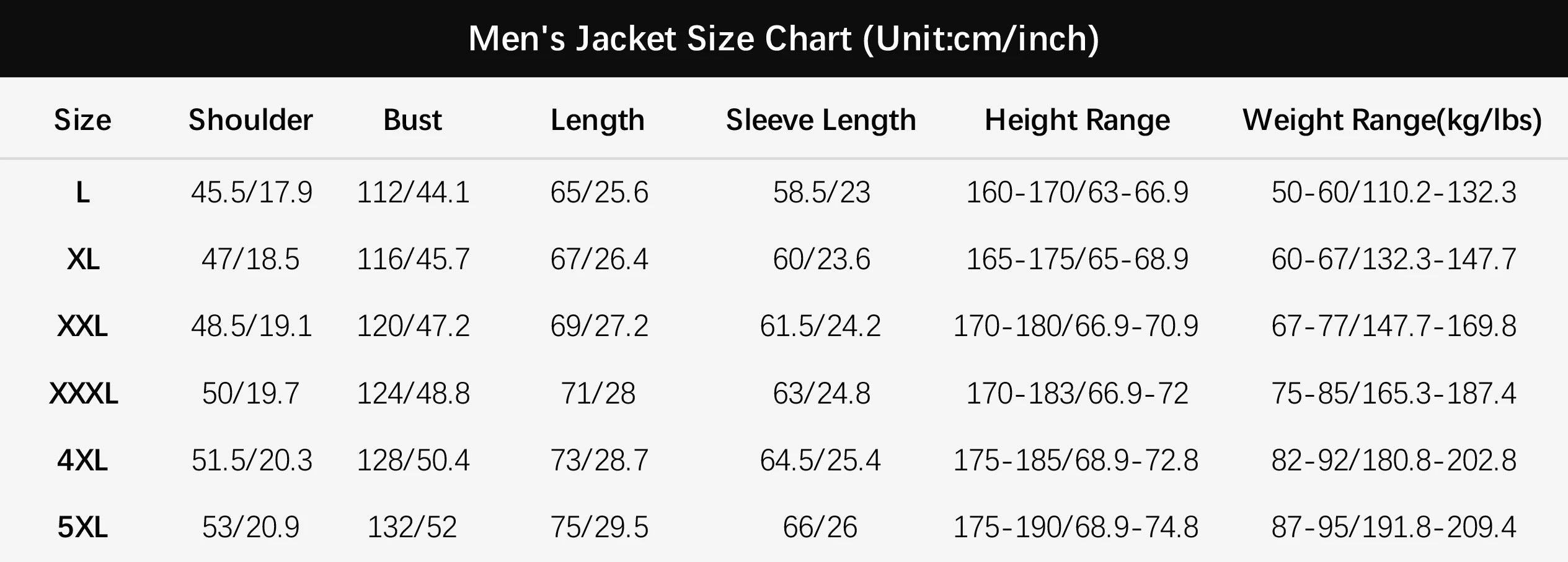 Men's Classic Winter Windbreaker (LG-3XL)