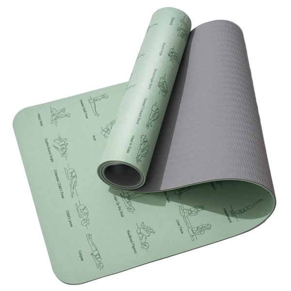 Yoga Mat TPE Non-Slip Lightweight 183×57cm