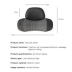 Neck Massager Pillow with Electric Heating Cervical Stretch
