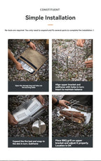 Outdoor Folding BBQ Grill