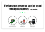 Camping Double Burner Folding Portable Gas