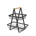 Iron Fruit Basket (Black)
