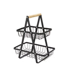 Iron Fruit Basket (Black)