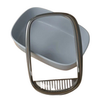 Cat Litter Box with Splashproof Removable Tray