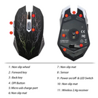 Rechargeable Wireless Gaming Mouse
