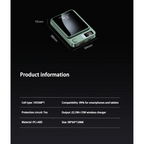 Power Bank Magnetic Wireless Fast Charger 100000mAh