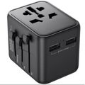 Travel Adapter Universal All-in-One with 2 USB