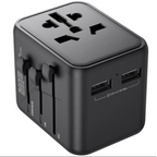 Travel Adapter Universal All-in-One with 2 USB