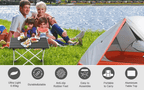 Best Camping Table Portable Folding Aluminum Outdoor Desk | Buy Online at Furniture Things Australia