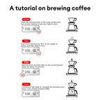 Coffee Scale Digital Precision Timer LED USB Rechargeable